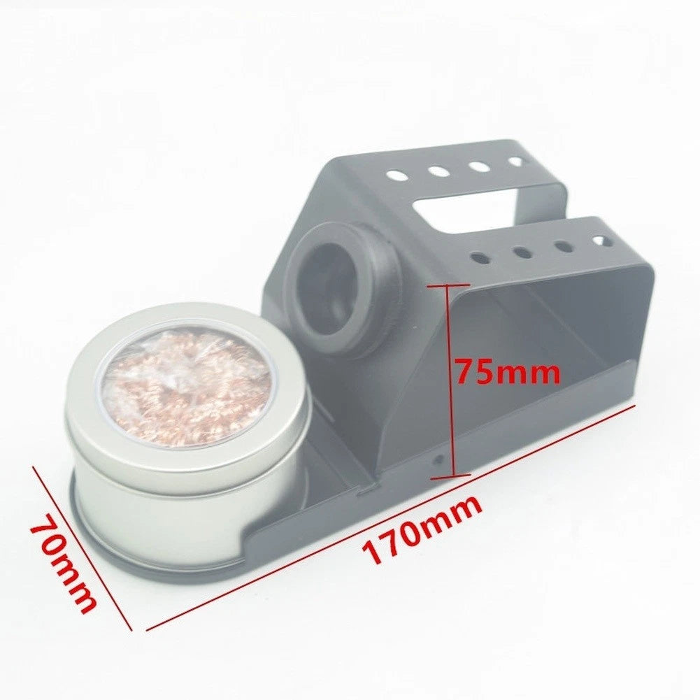 Soldering Iron Holder with Brass Tip Cleaner and Sponge (170x70x75mm)