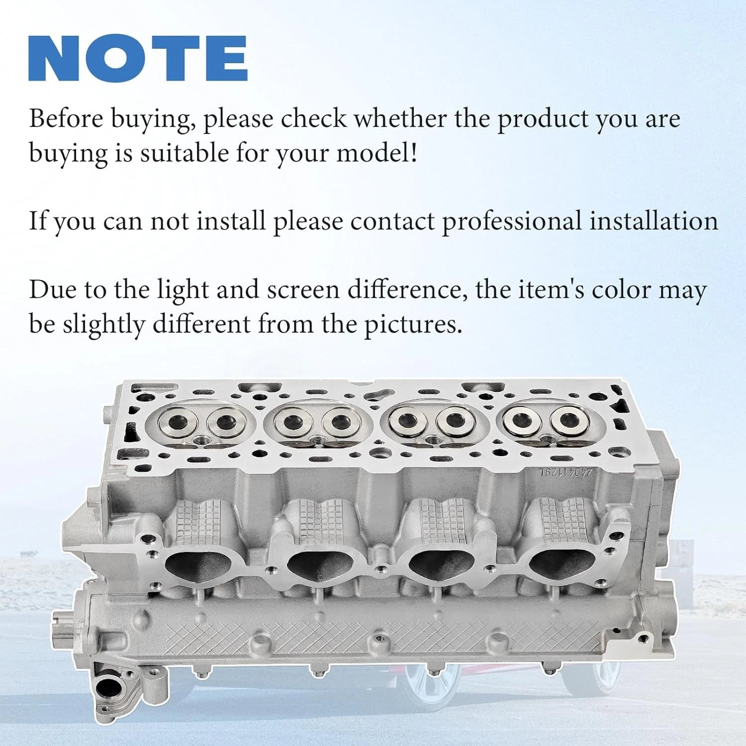 Cylinder Head Assembly for Chevy Cruze Sonic 1.8 DOHC (2011–2018) CAST