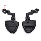 Front Rider 1 1/4" Wing Footpegs Clamps for Yamaha XV1600 XV1700 XV1900 XV750 (1999–2019)