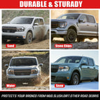 Set of 4 Molded Mud Flaps Splash Guards for Ford Maverick (2022–2023)