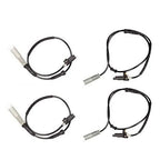 Set of 4 ABS Wheel Speed Sensors for BMW E38 740i 740iL 750iL (1995–1998)