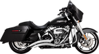 Vance & Hines Big Radius Chrome Exhaust for Harley Touring (2017–2025)