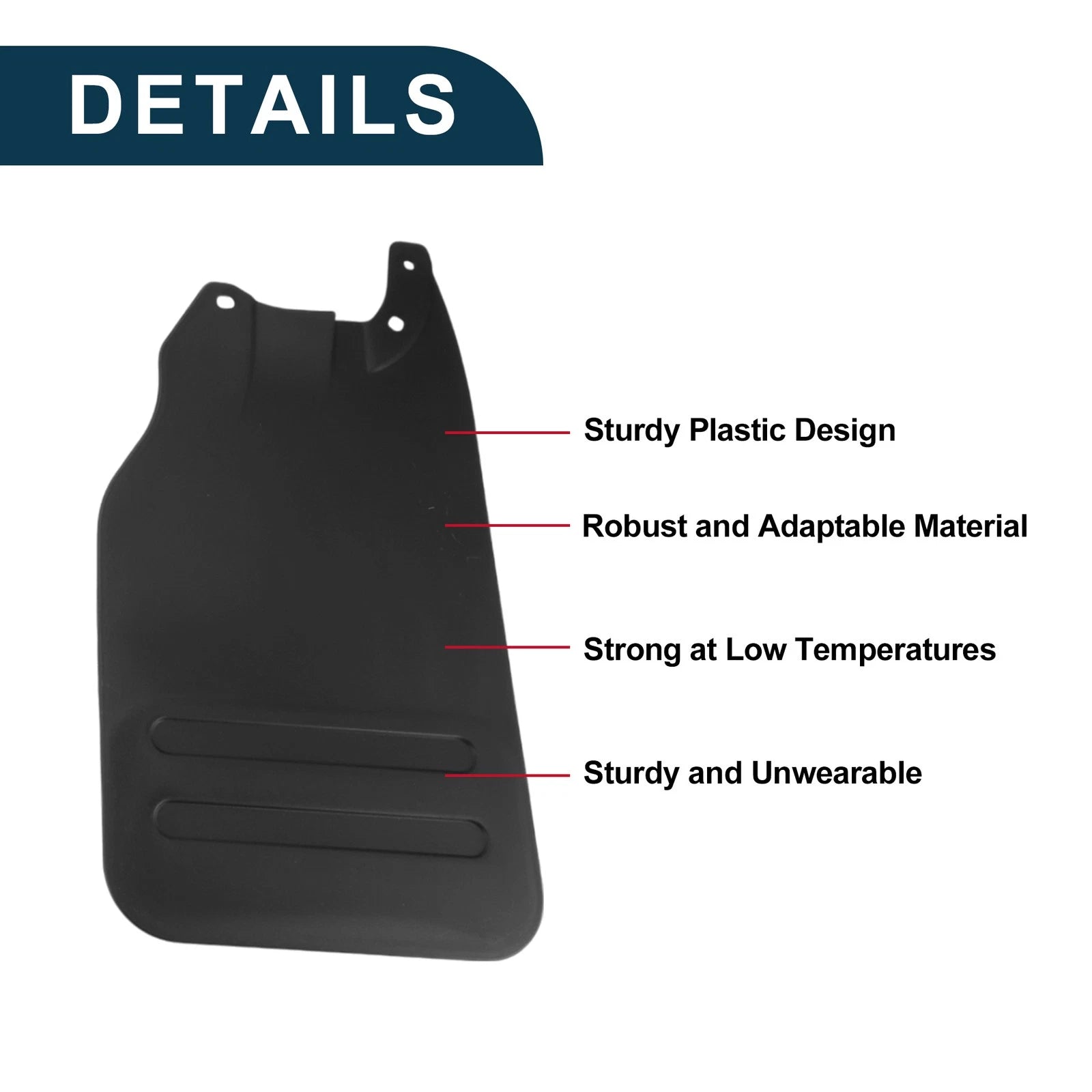 Set of 4 Mud Flaps Splash Guards for Toyota Hilux Vigo (1995–2004)