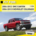 Tailgate Handle for Chevrolet Colorado, GMC Canyon (Black, Keyhole)