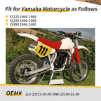 Swing Arm Chain Guide & Guard Seal for Yamaha YZ125 YZ250 YZ490 (1986–1990)