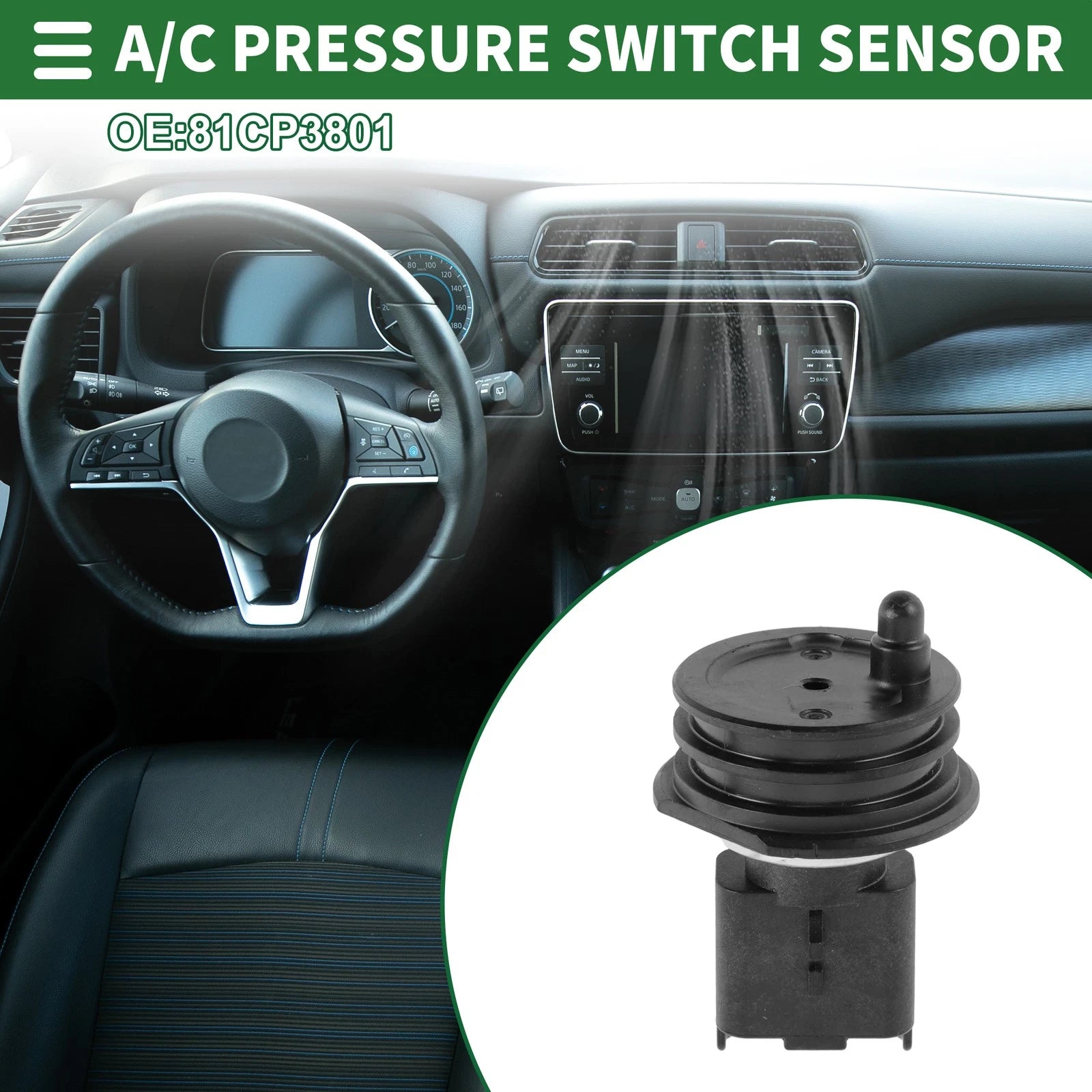 A/C Pressure Switch Sensor for Ford Focus 2.0 TDCi (2016) 81CP3801