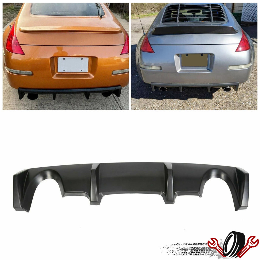 Rear Bumper Lip Diffuser for Nissan 350Z (2003–2008)