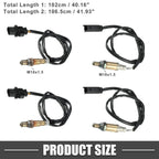 4 x O2 Oxygen Sensor Upstream/Downstream for BMW 325i (2003 - 2005) 2.5L