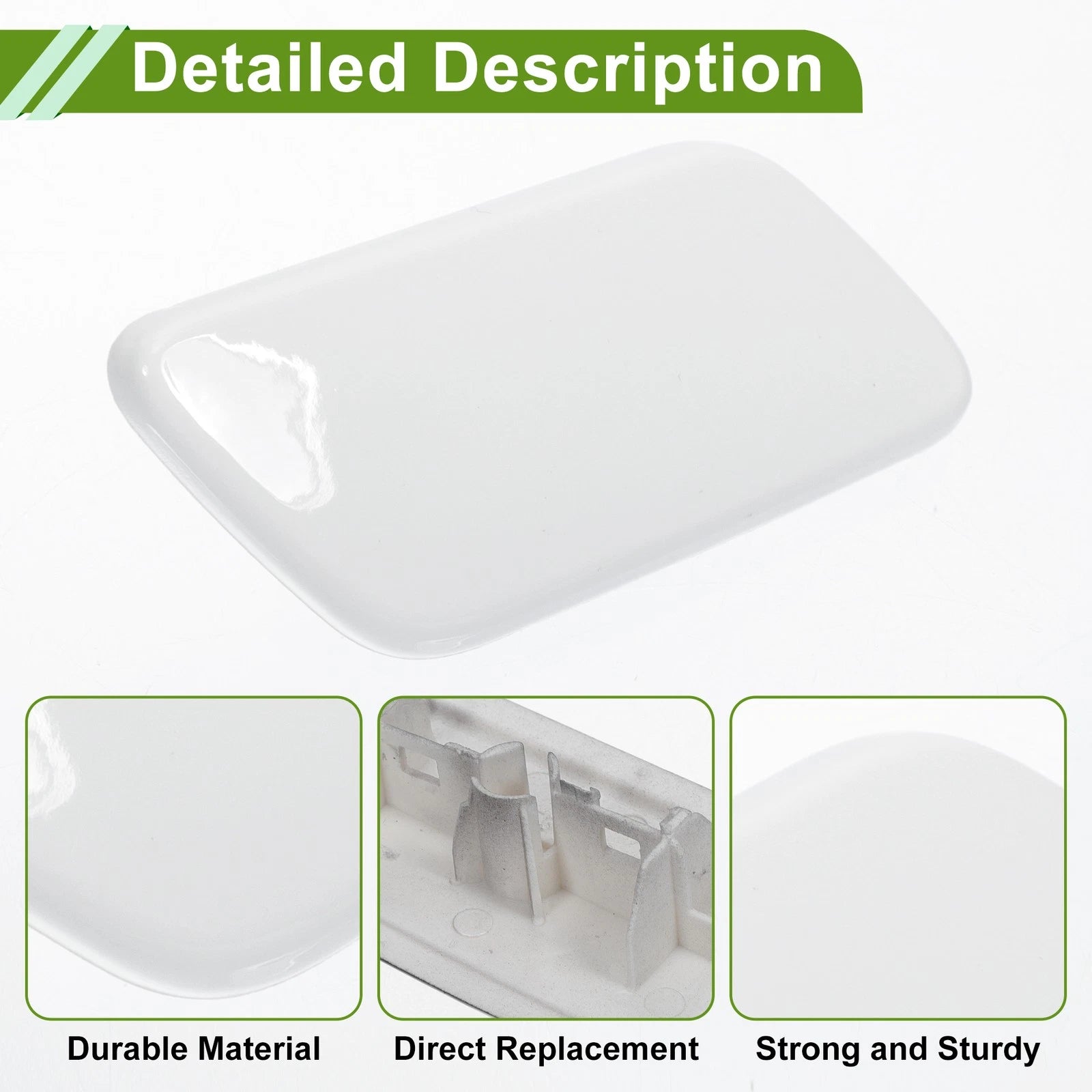 Front Right Washer Nozzle Cover for Toyota Land Cruiser (2013–2015) 8535360050 White