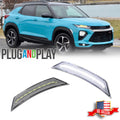 Clear White LED Front Bumper Side Marker Lights for Chevy Trailblazer (2021–2025)
