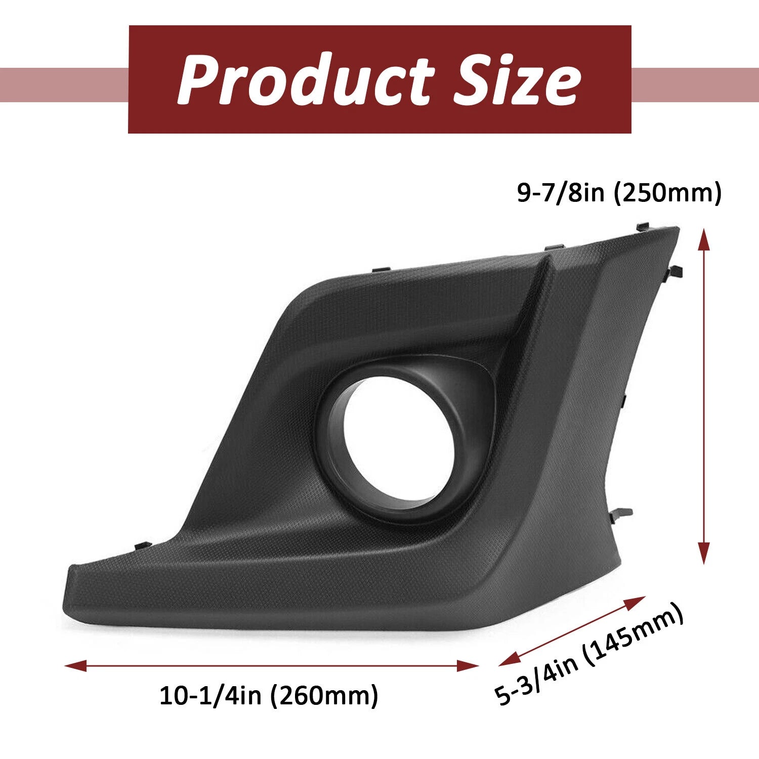 Fog Light Bezel Cover for Subaru Crosstrek (2018–2020)