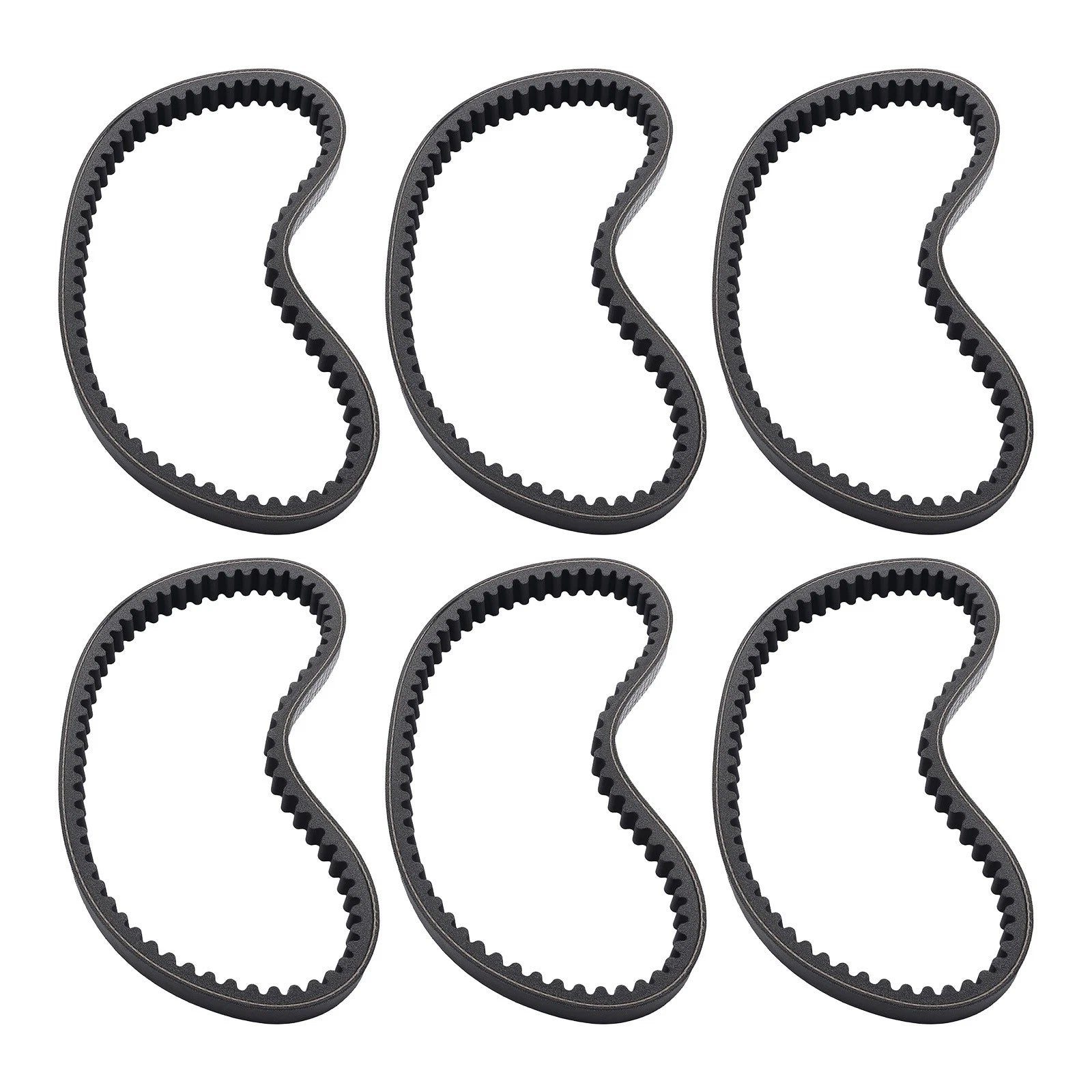 Set of 6 Go Kart Drive Belts 203589 5959 for Manco 5hp-7hp Engine Rubber
