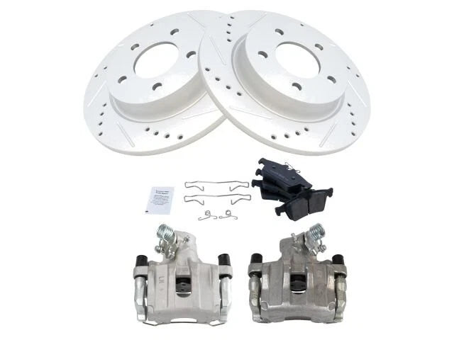 Rear Brake Pad Rotor Caliper Set for Mazda 3 (2006–2008) MZ196YJ