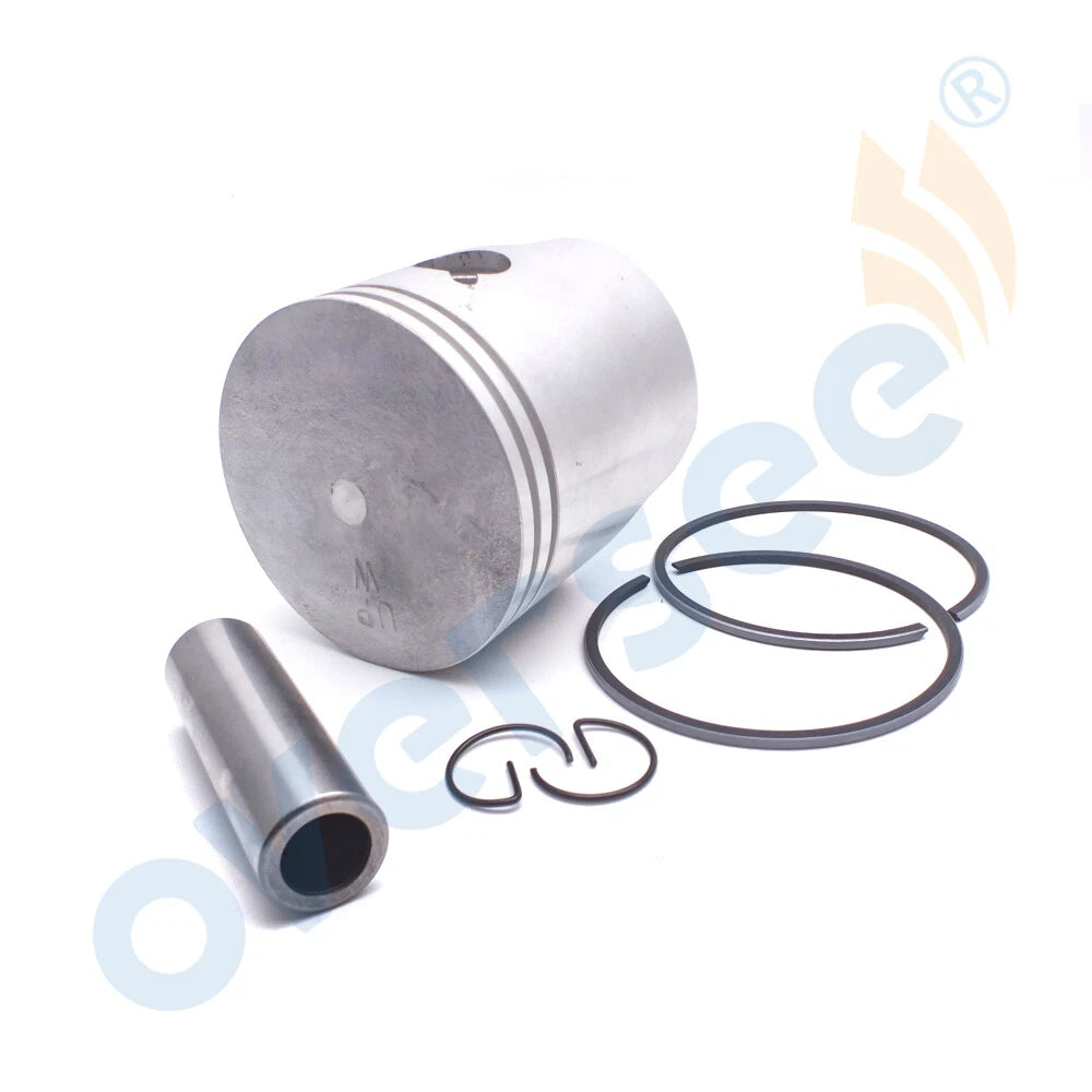3PCS Piston & Rings & Pin Kit STD for Yamaha Outboard 40-50HP (2T)