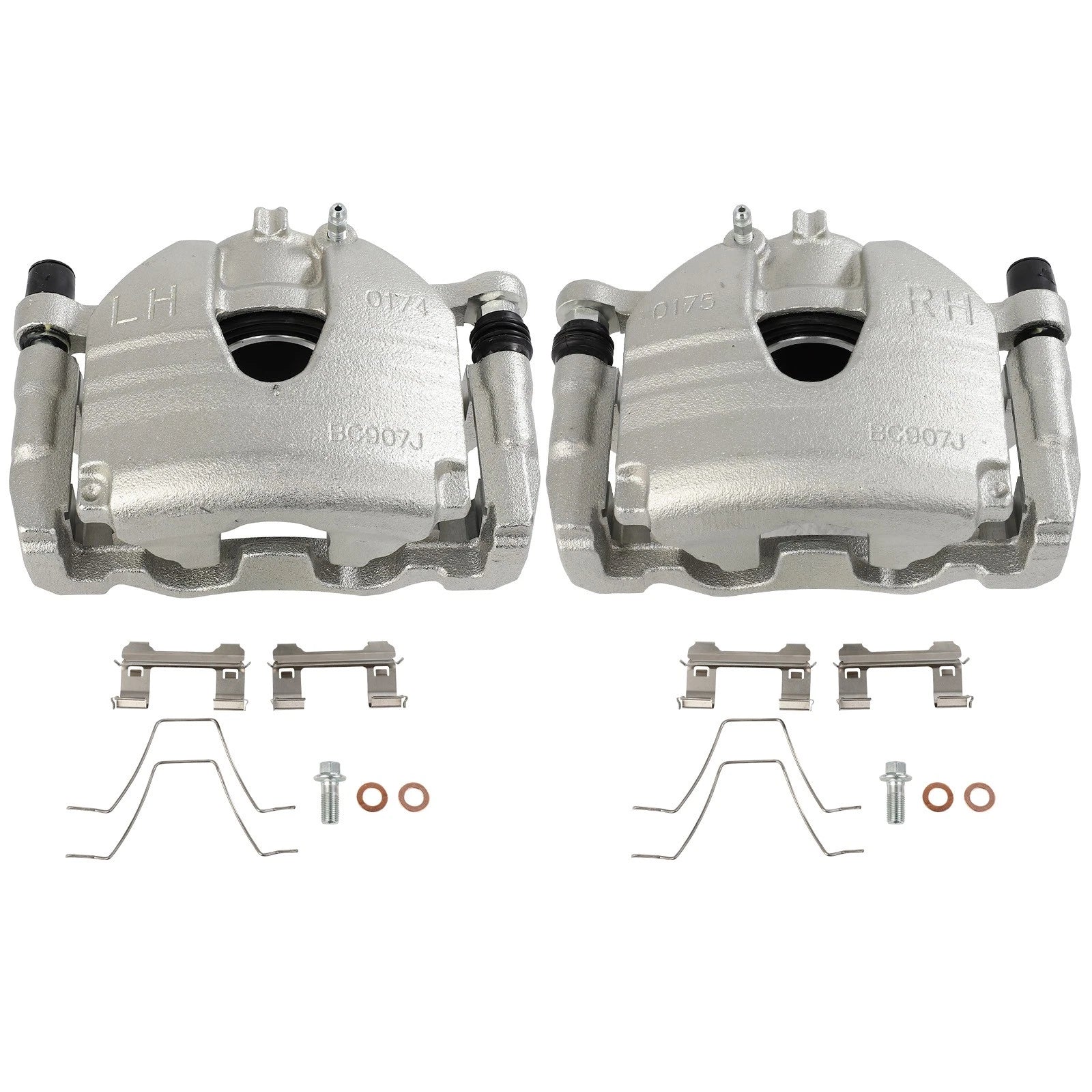Set of 2 Front Brake Calipers for Infiniti G35, G37