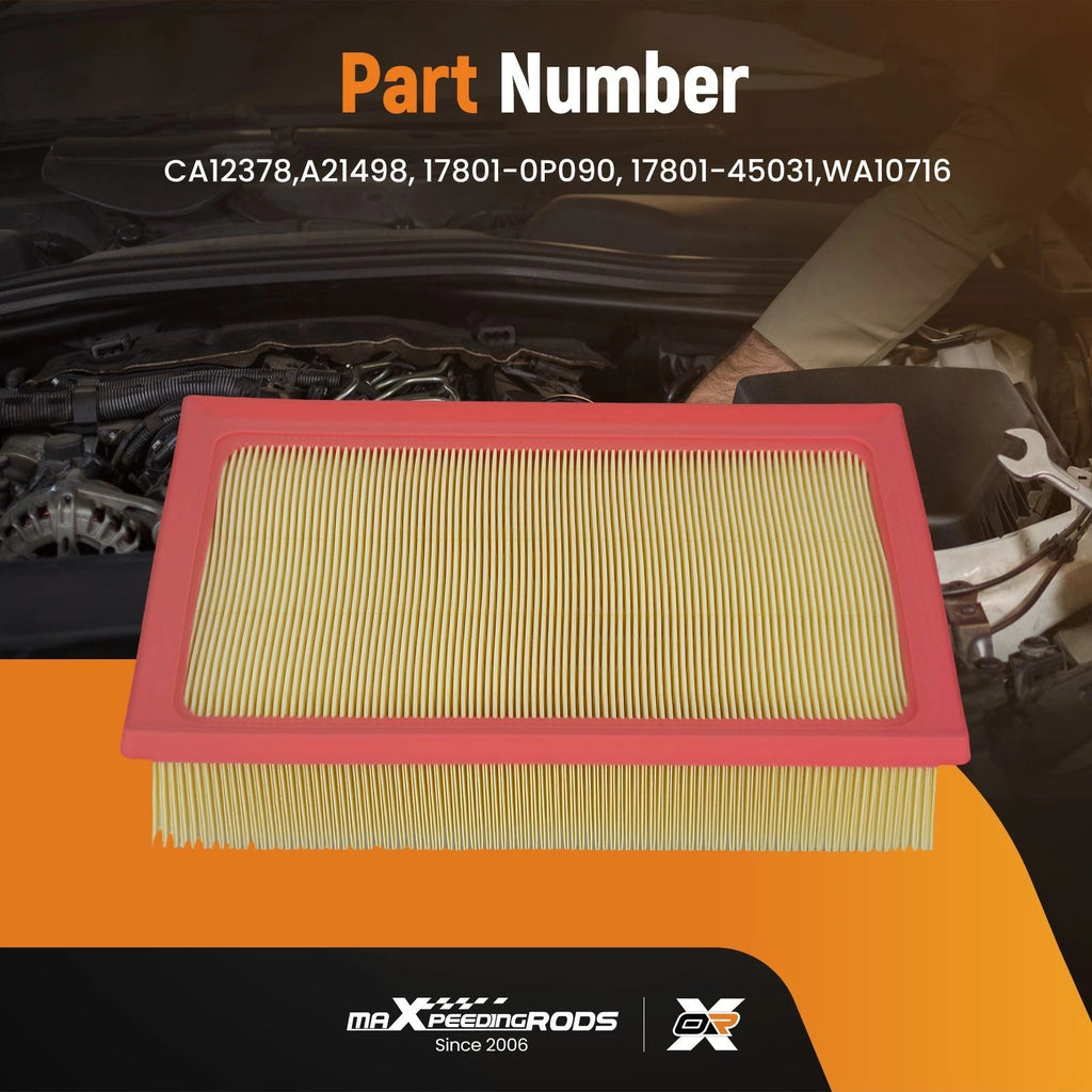 Air Filter for Toyota Highlander Hybrid (2017–2019) A21498 CA12378 WA10716