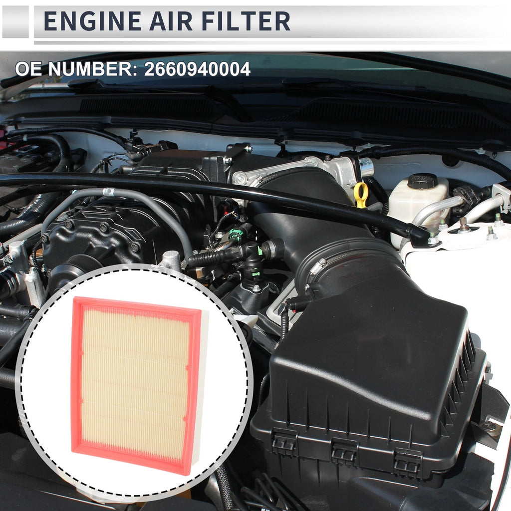 Car Engine Air Filter No. 2660940004 for Mercedes-Benz A-Class (2004–2012)