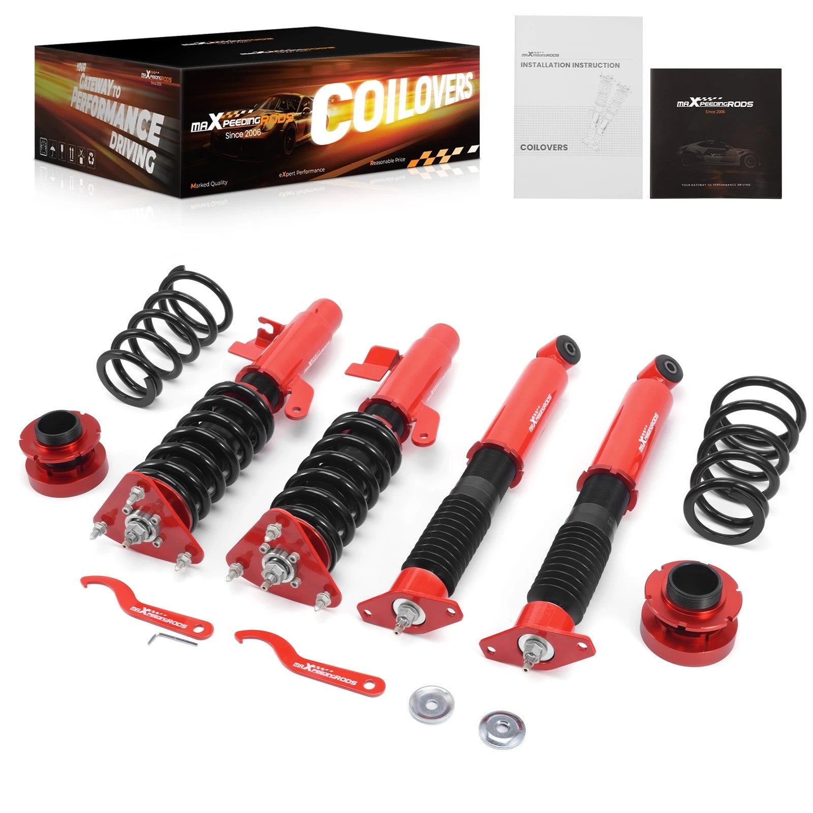Coilovers Suspension 24-Way Damping for Mazda 3 & Speed 3 (2004–2013)