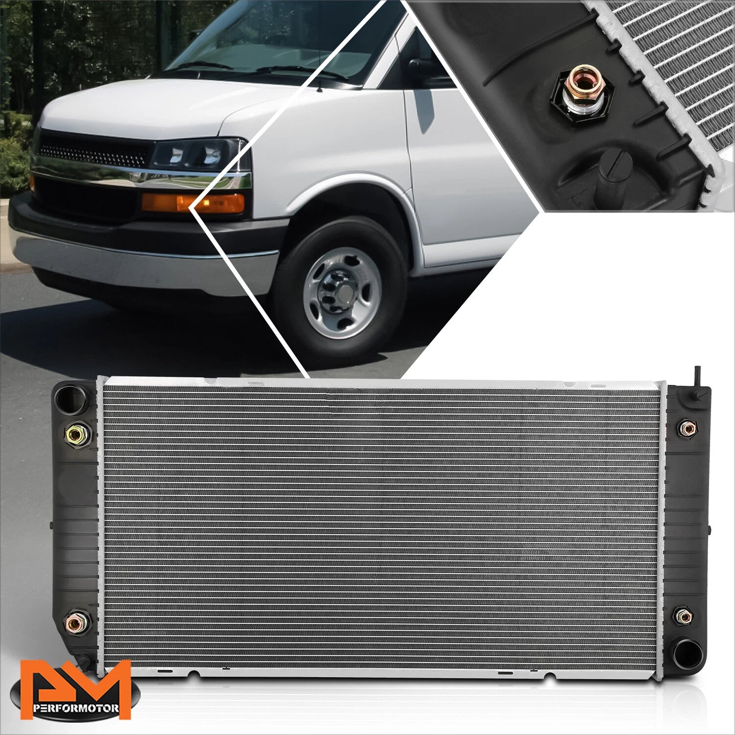 Aluminum Core Radiator for Express/Savana 2500 3500 6.5L Diesel (1996–2002) DPI-2043