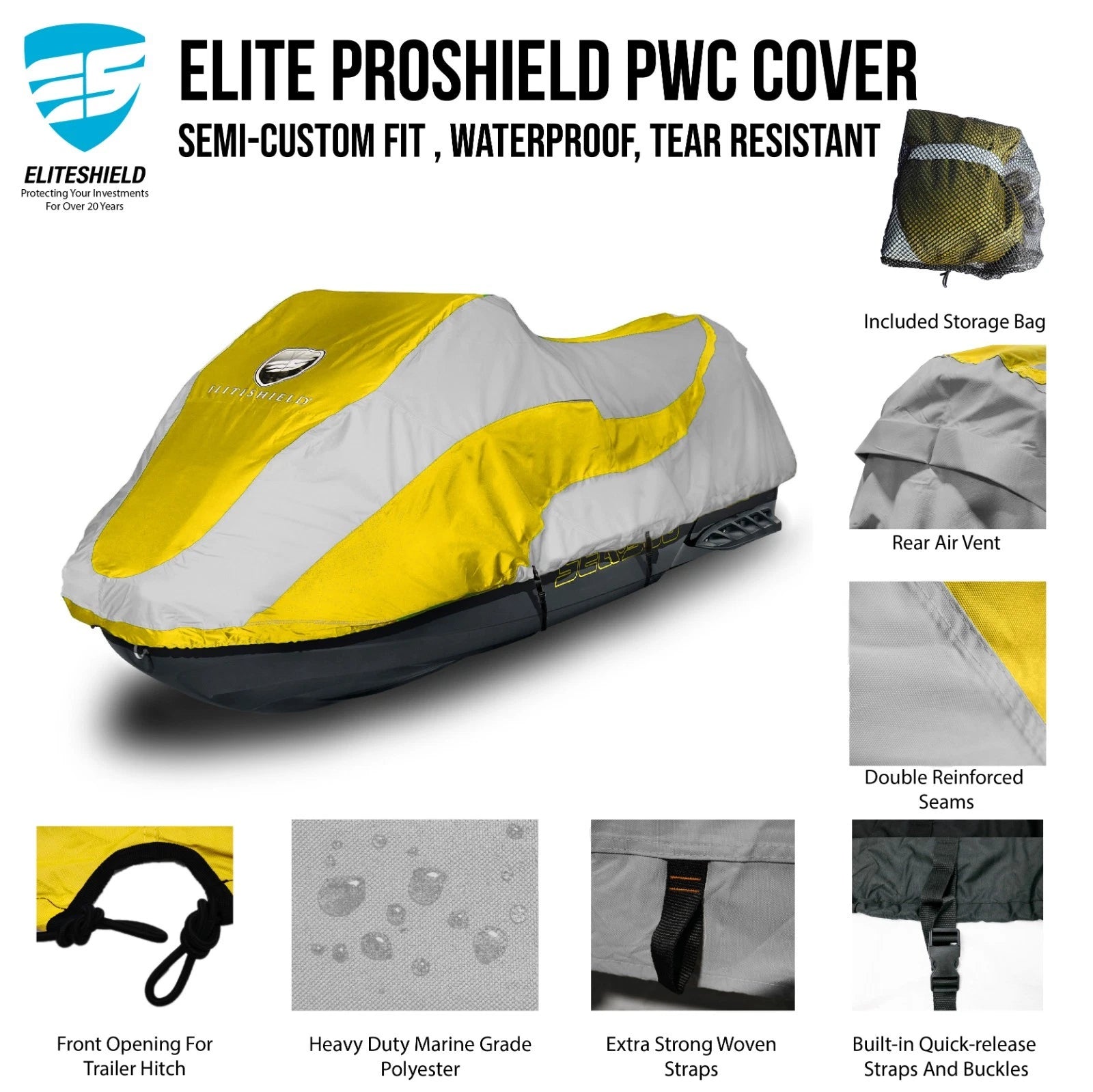 EliteShield Waterproof Cover for Yamaha Superjet (1990–2023)