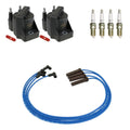 2X Ignition Coil Wires & 4 Nickel Spark Plugs for Chevrolet S10 (1994–2004)