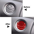 Red Central Control Air Vent Outlet Cover Trim for Nissan GTR R35 (2008-2016)