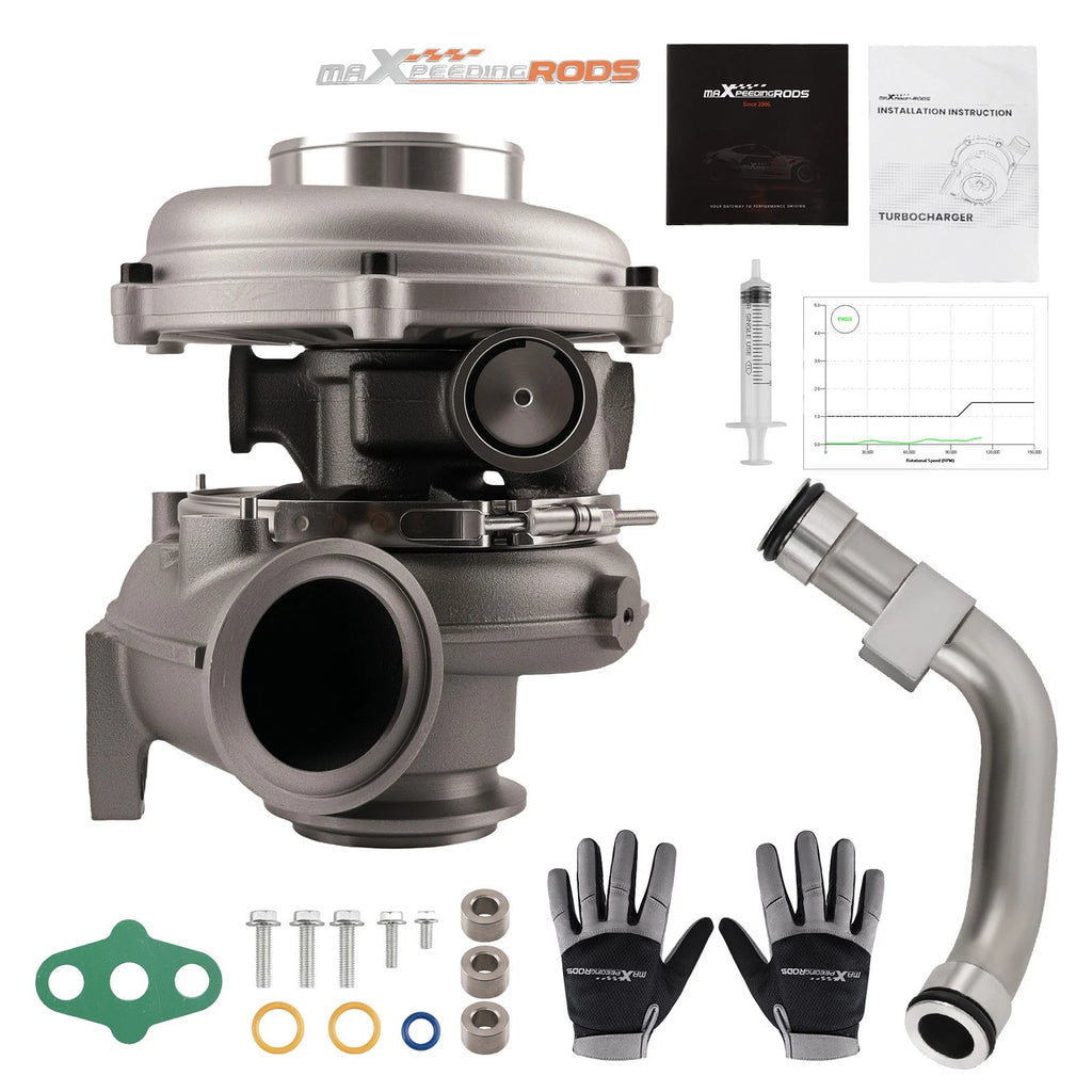 Billet Turbo & Oil Return Line Kit for Ford F350 F250 (2005–2007)