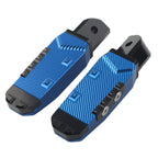 Rear Passenger Footrests Foot Pegs Pedal Pads for Yamaha YZF R1 R6 (2015–2023) Blue