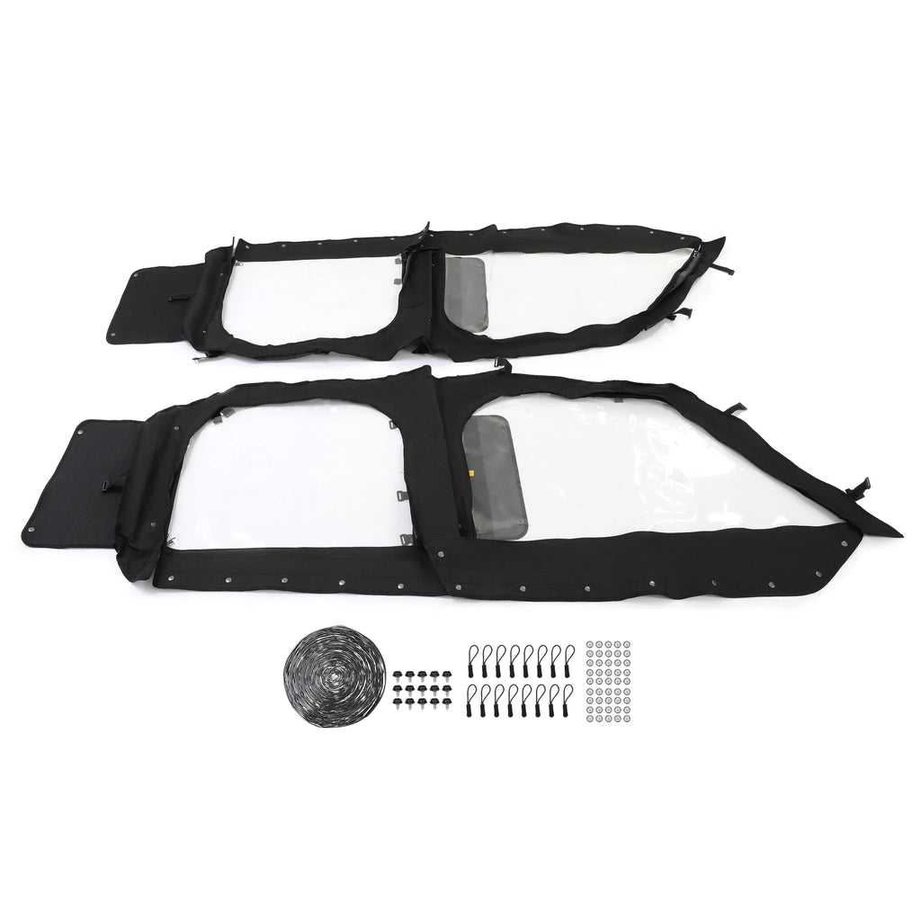 2X Soft Cab Enclosure Upper Doors for Polaris General XP 4 1000 (2019–2023)