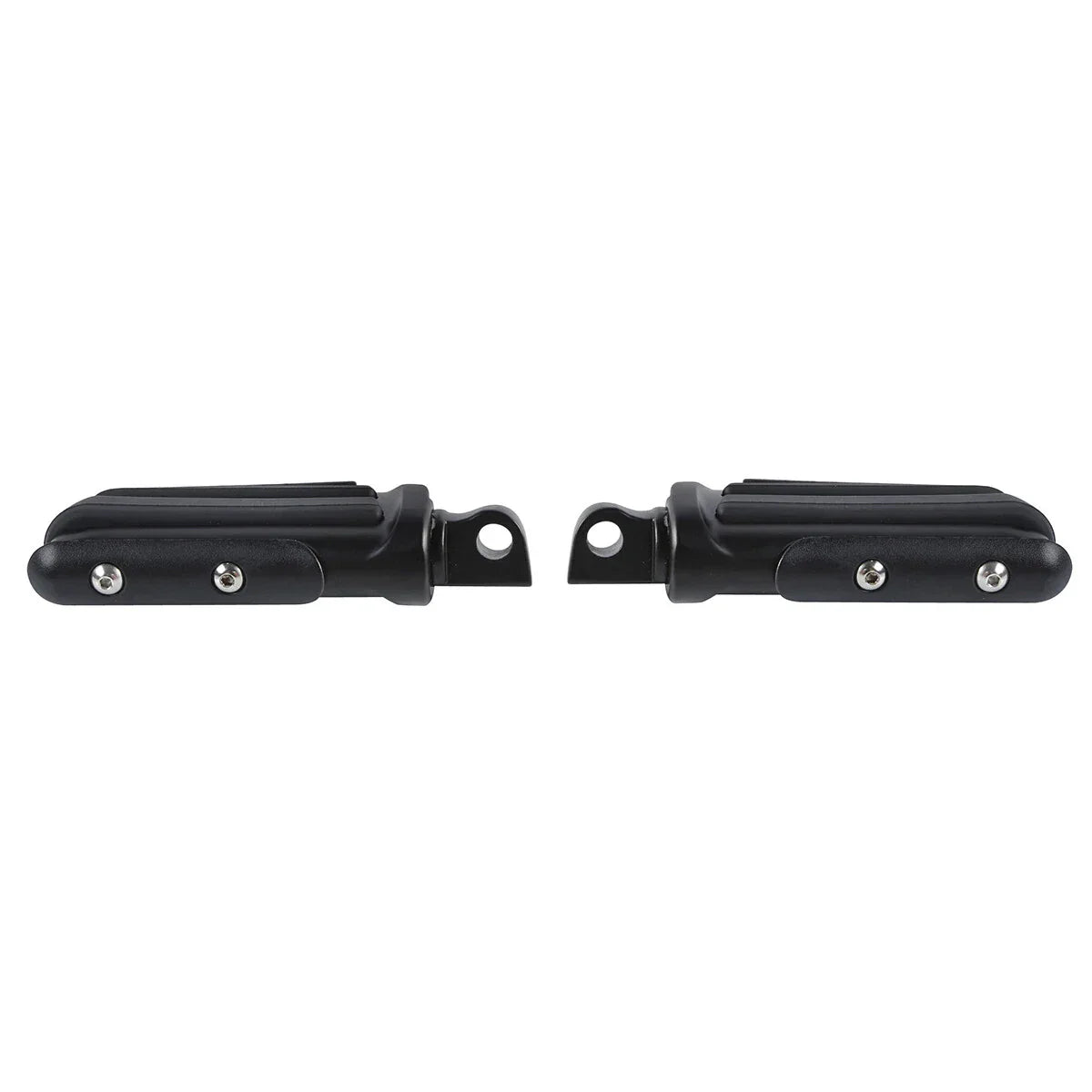 10mm Pilot Mount Footpegs for Harley Softail Touring Matte Black