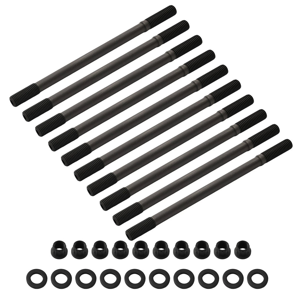 Set of 10 Black Cylinder Head Studs for Honda Civic 1.6L B16A2 B16A3 (94–00) 2084601
