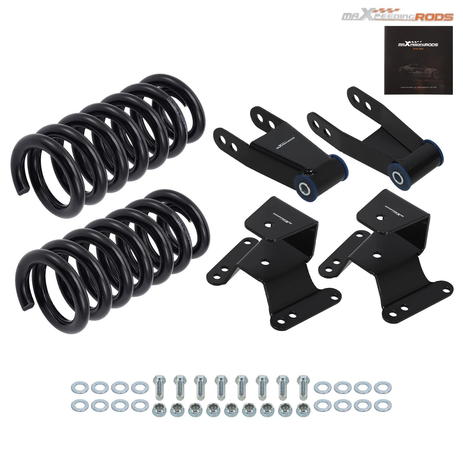 2" Front 4" Rear Lowering Coil Spring Kit for GMC C1500 Pickup (1973–1987)