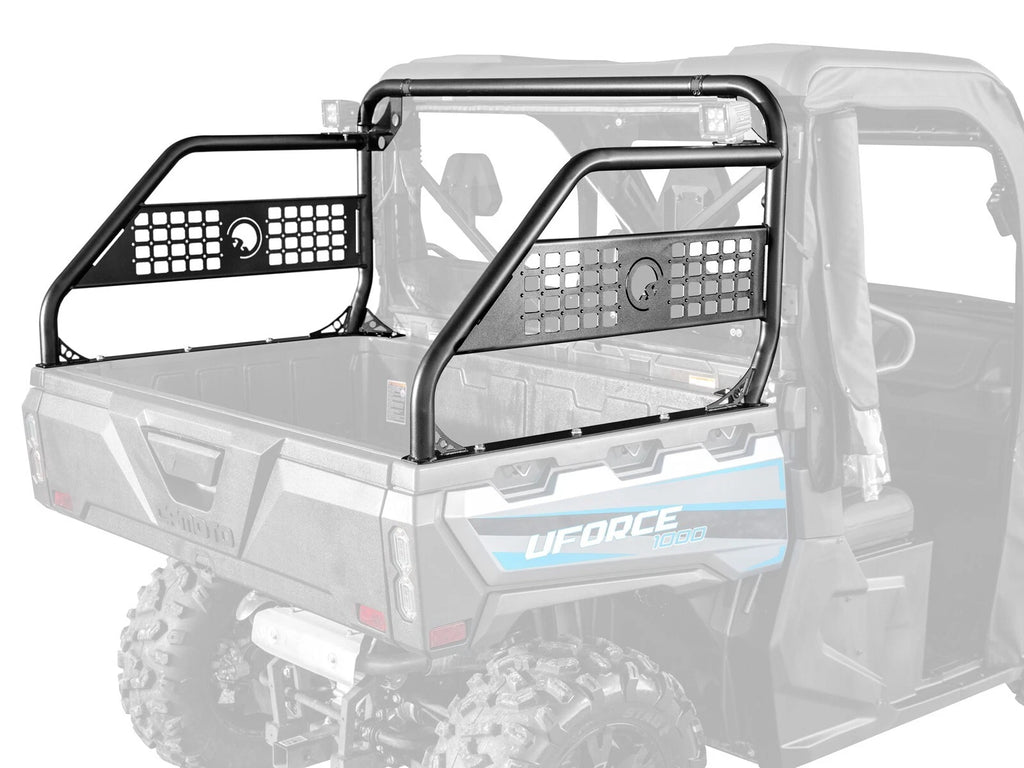 SuperATV Sport Accessory Bar for CFMoto UForce 1000 (2019–2023) - 2 Cube Lights, 2 Shelves
