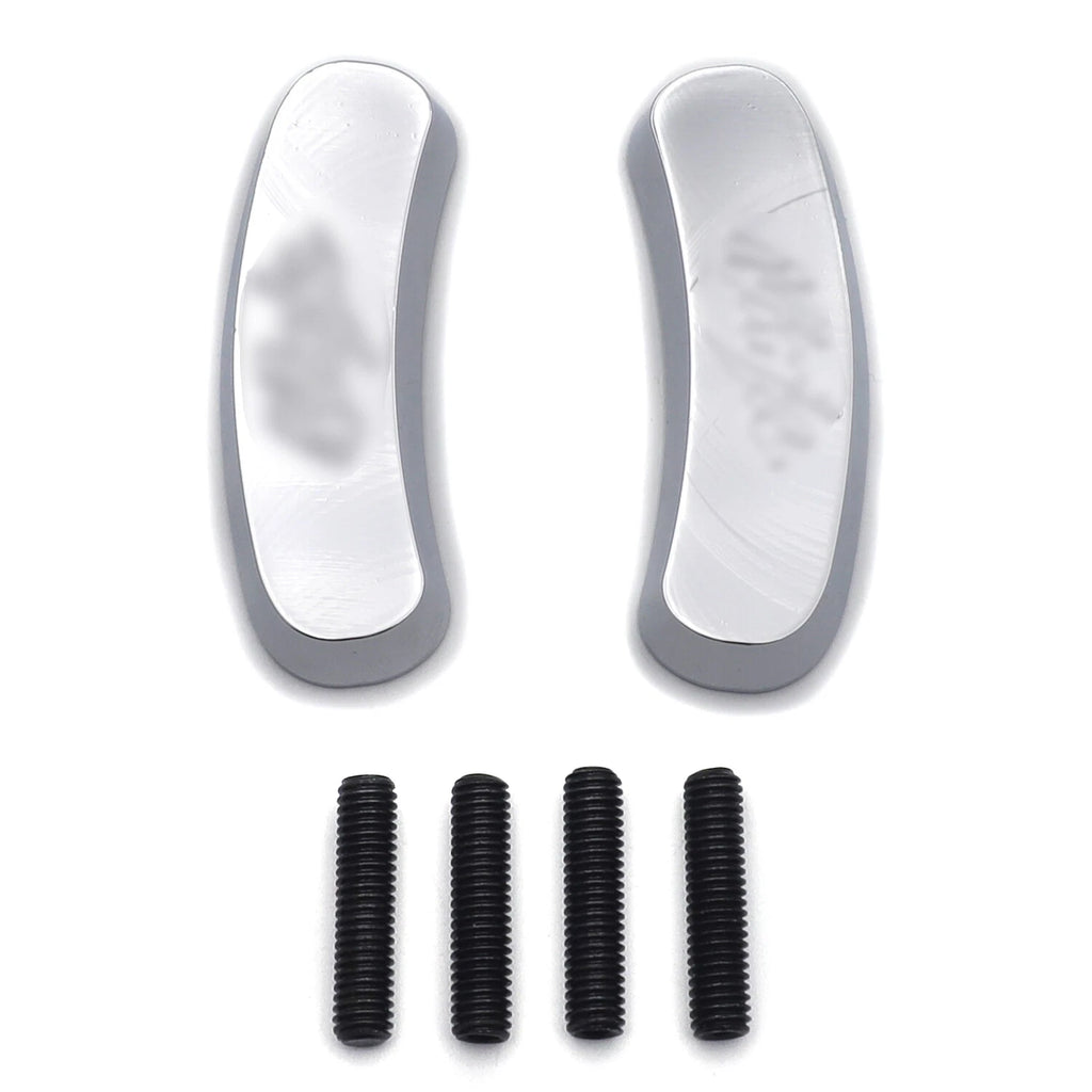 Chrome Mirror Block Off Base Plates for Kawasaki Ninja ZX-10R (2011–2015)