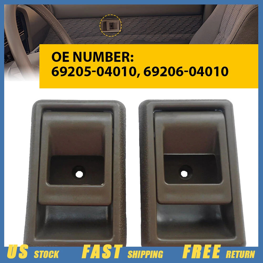 2X Brown Interior Door Handle Armrest for Toyota 4Runner (1990–1995)
