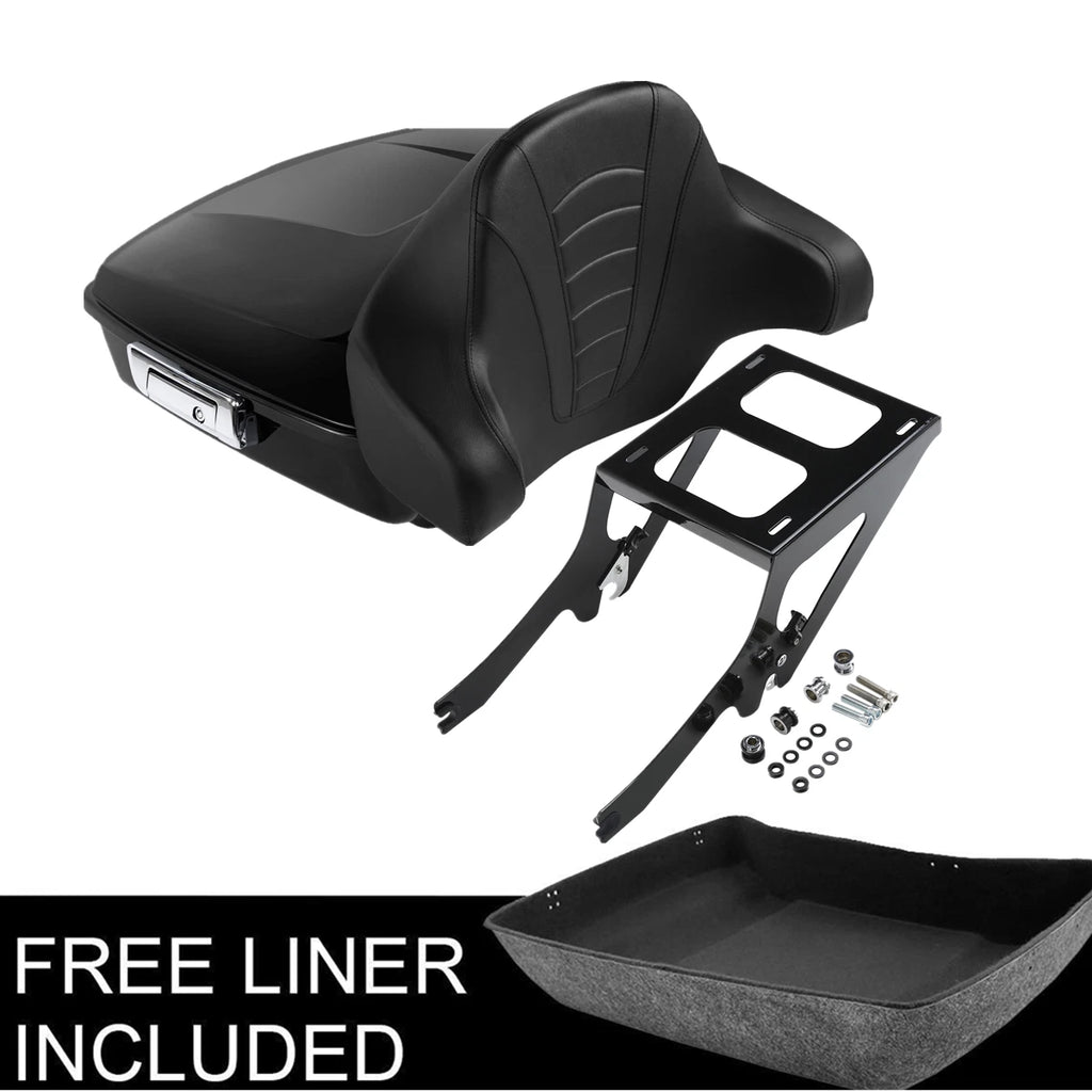 Chopped Trunk Backrest Mount Rack for Harley Heritage Classic (2018–2023)