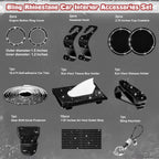 Shiny Black Headrest Hooks for Mercedes-Benz (2019-2021)