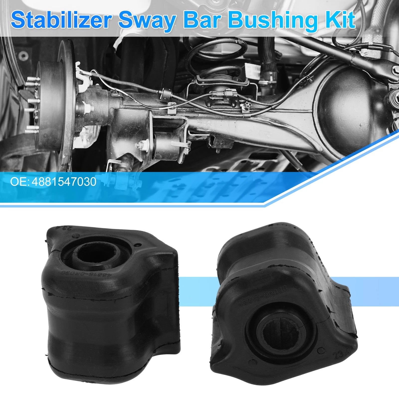 2X Front Right Stabilizer Sway Bar Bushing Kit  