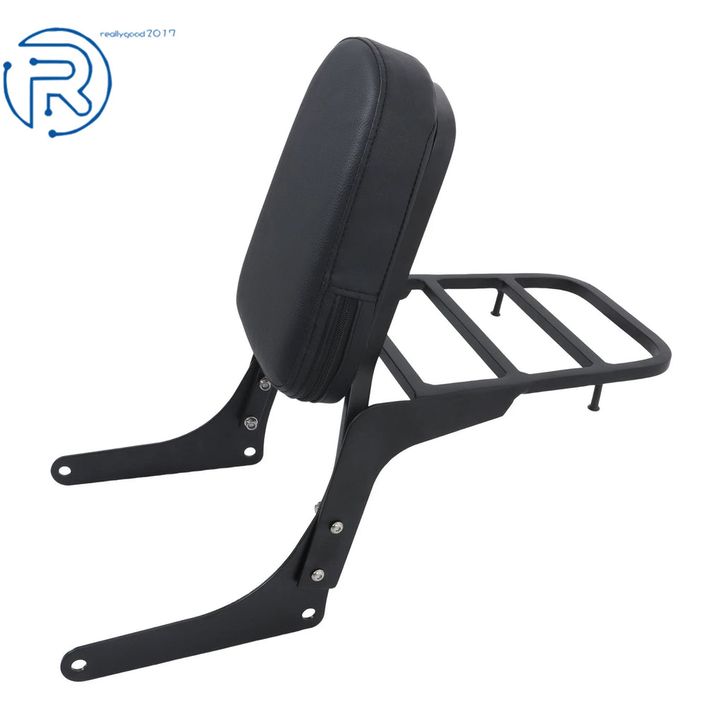 Passenger Backrest Sissy Bar with Luggage Rack for Honda Rebel 250 (1985–2016)