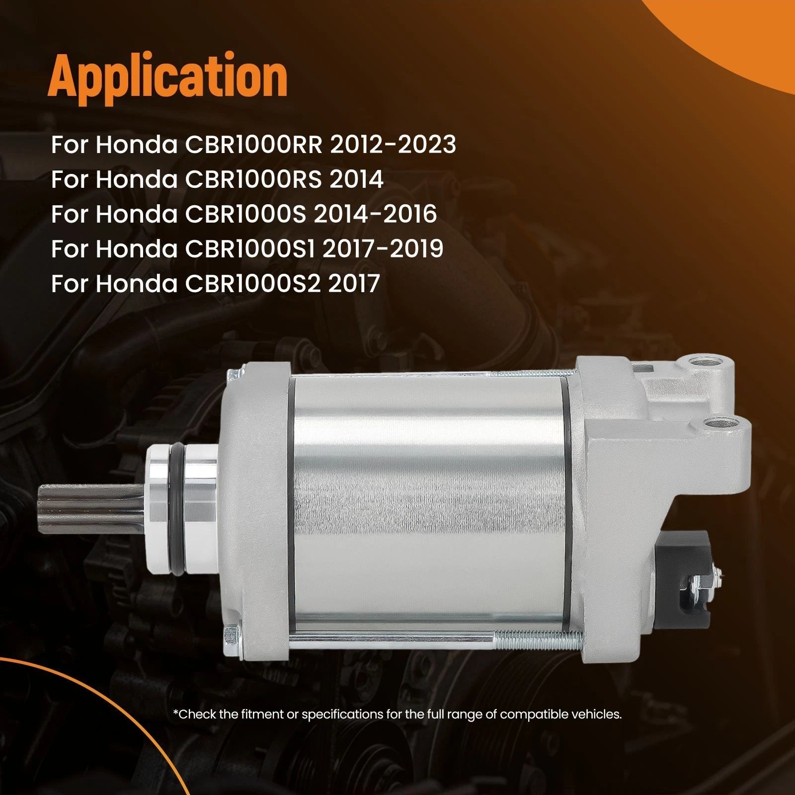 Starter Motor for Honda CBR1000RR CBR1000RA (2012–2023)