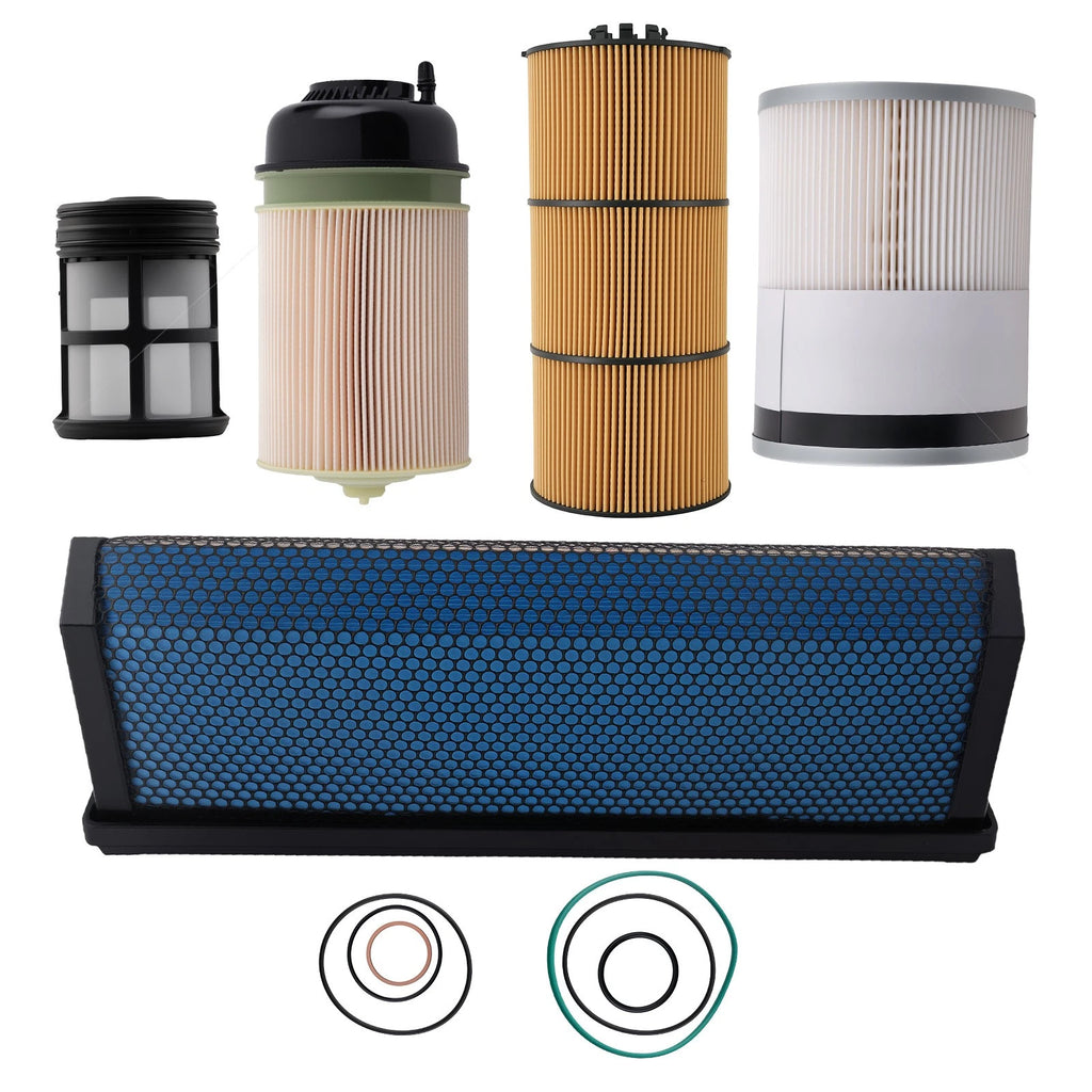 4 PC Filter Bundle for Freightliner Cascadia (2010–2023) AF27879 P551005