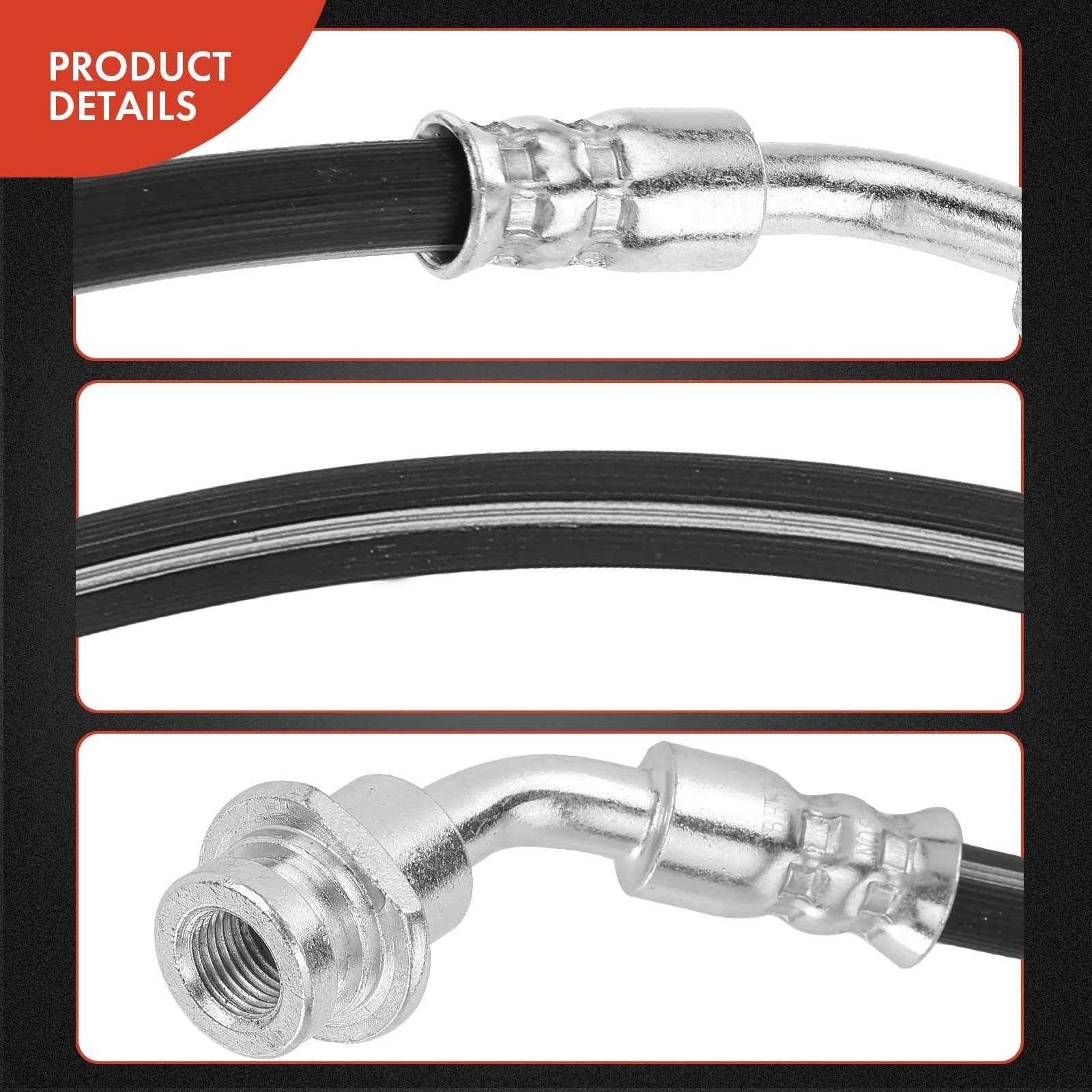 Front Left Brake Hydraulic Hose for Nissan D21 Pathfinder (1986–1995)