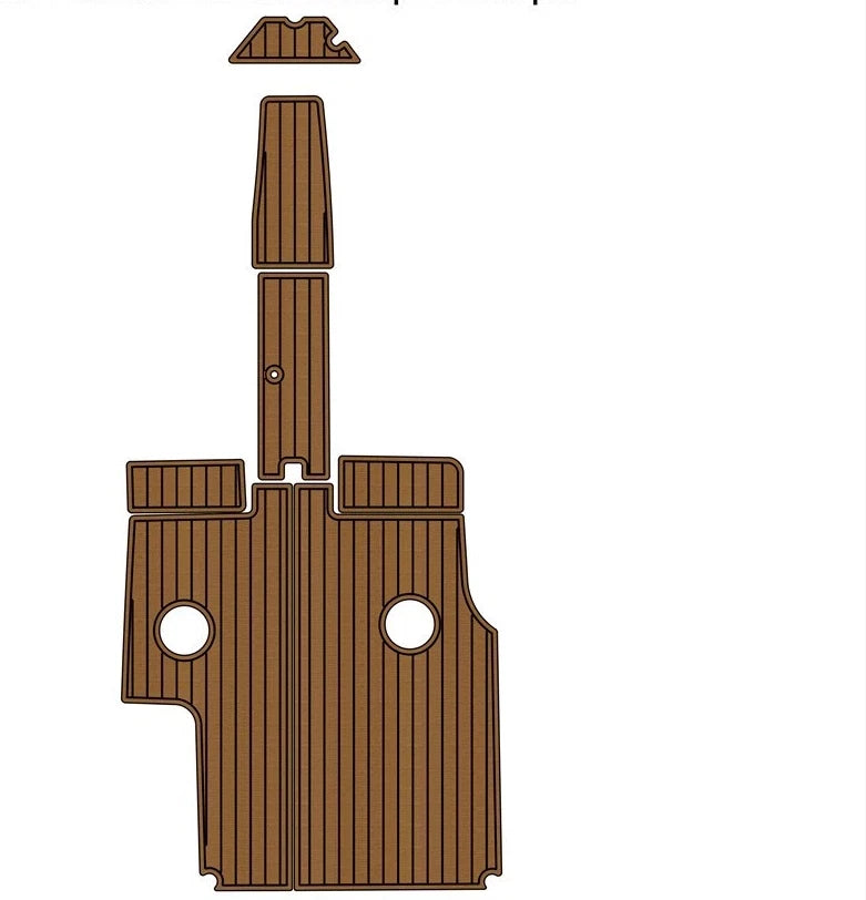 EVA Pads for Cobalt 246 Cockpit (2002) - Foam Teak Deck Flooring Mat