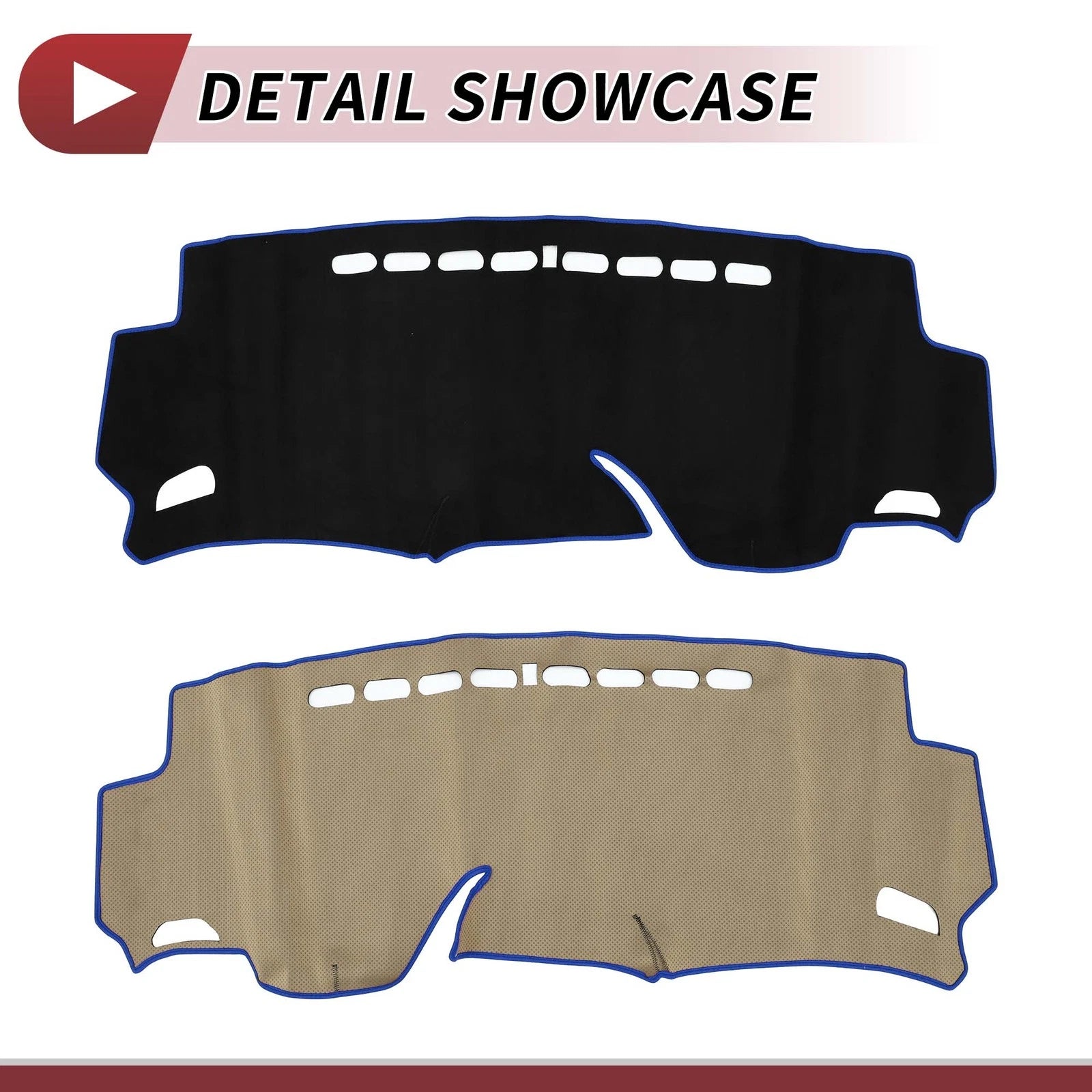 Dashboard Cover Mat for Honda Shuttle (2015–2024) Black Blue
