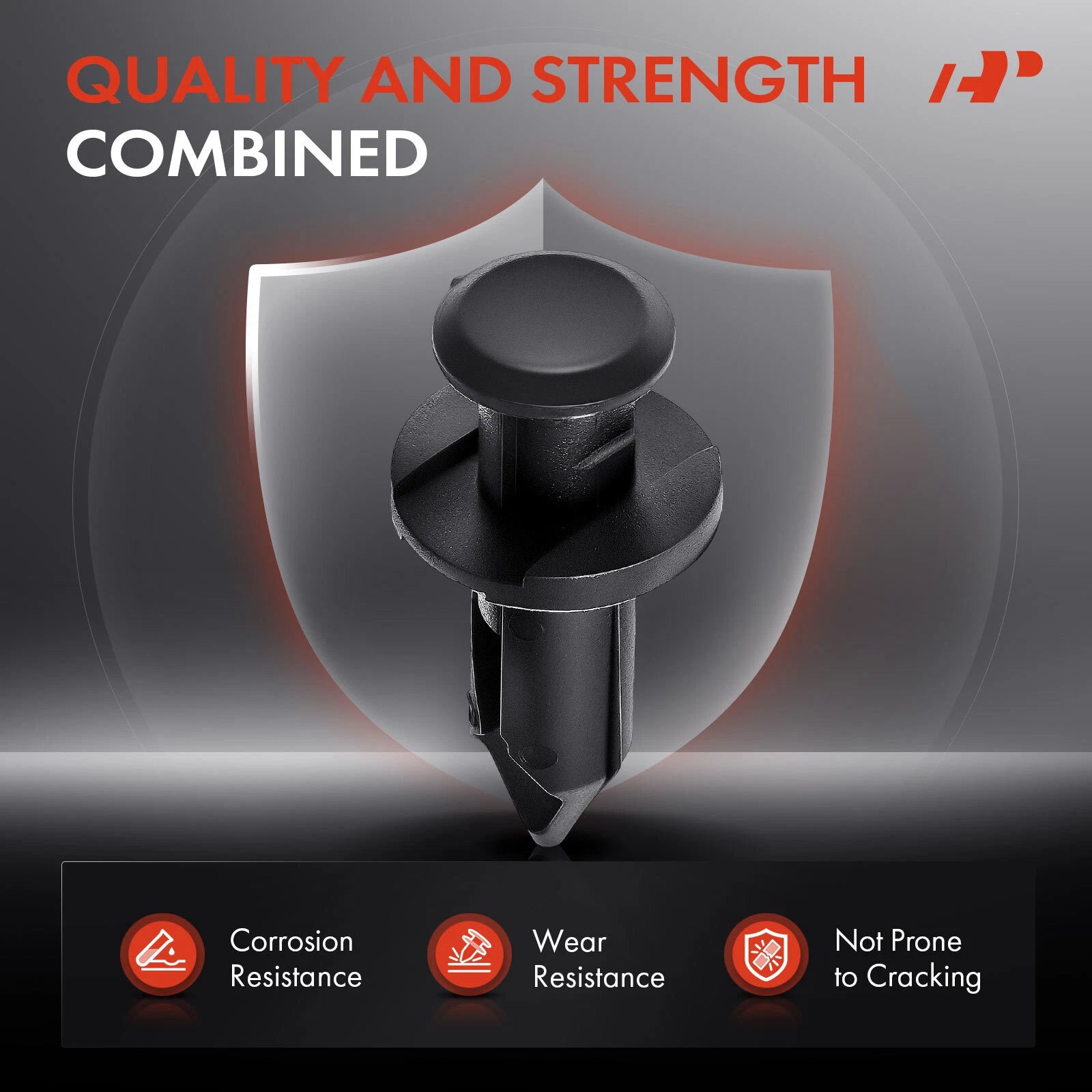 50Pcs 8mm Nylon Bumper Retainer Clips for Ford