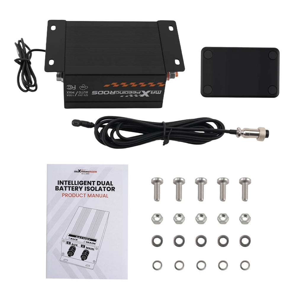 Automatic Dual Battery Isolator Kit For All Vehicles SM-DB150A03 150Amp