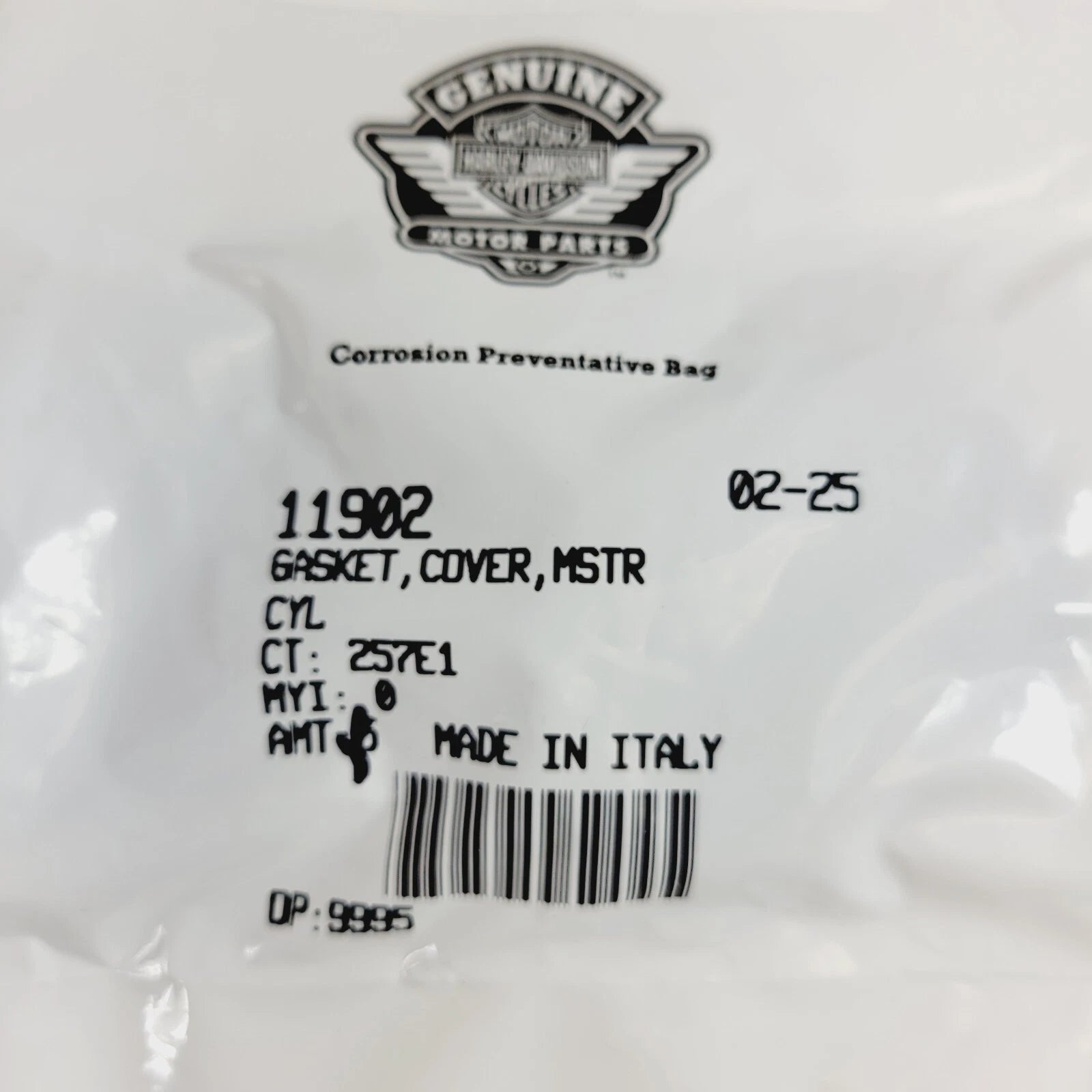 Rear Brake Master Cylinder Gasket for Harley-Davidson Touring (2008–2019) 11902