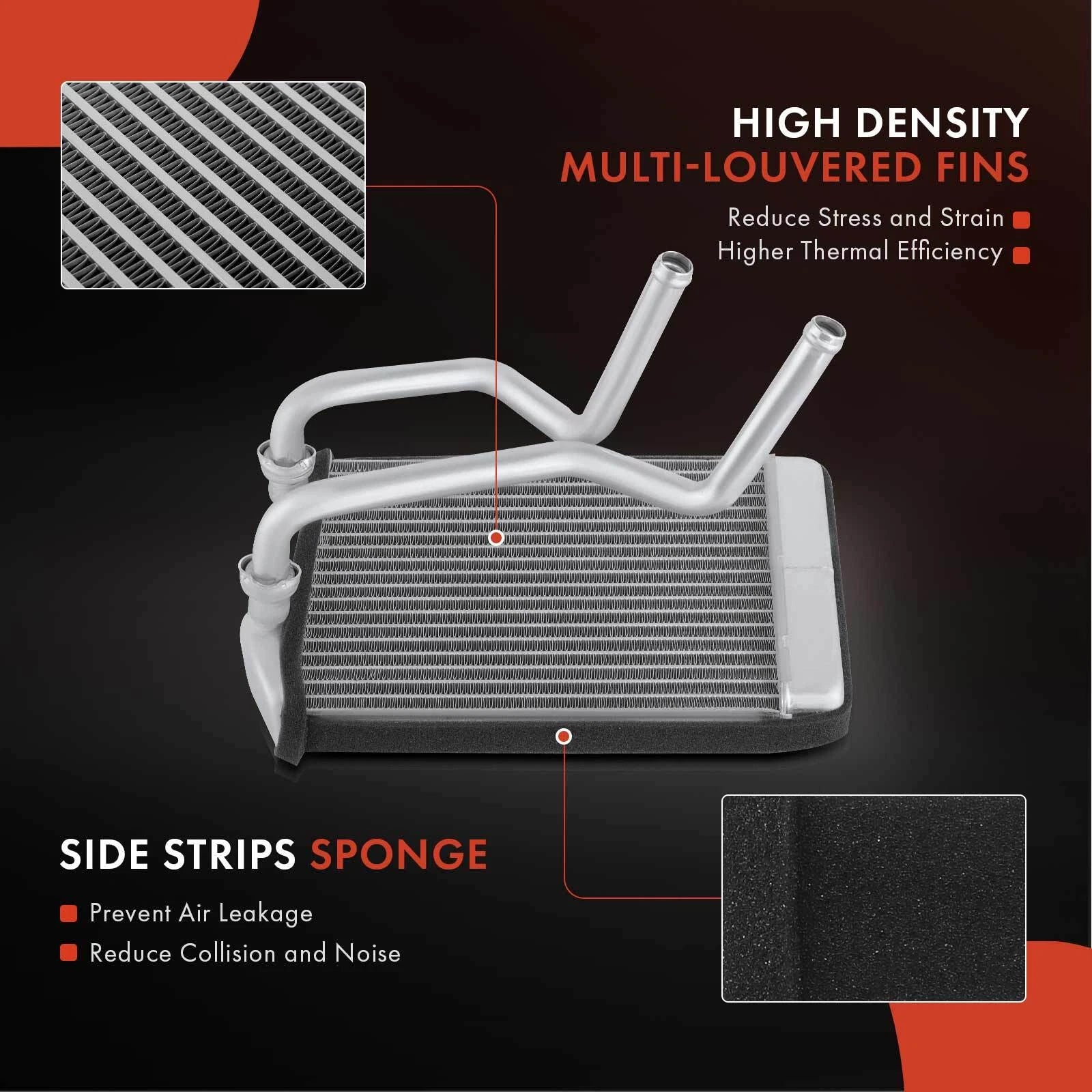 Heater Core for Jeep Grand Cherokee (1993–1998) Dodge Ram 1500 (1994–1998)