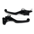 Black CNC Pivot Brake Clutch Levers for Honda XR250 XR400 (1995-2007)
