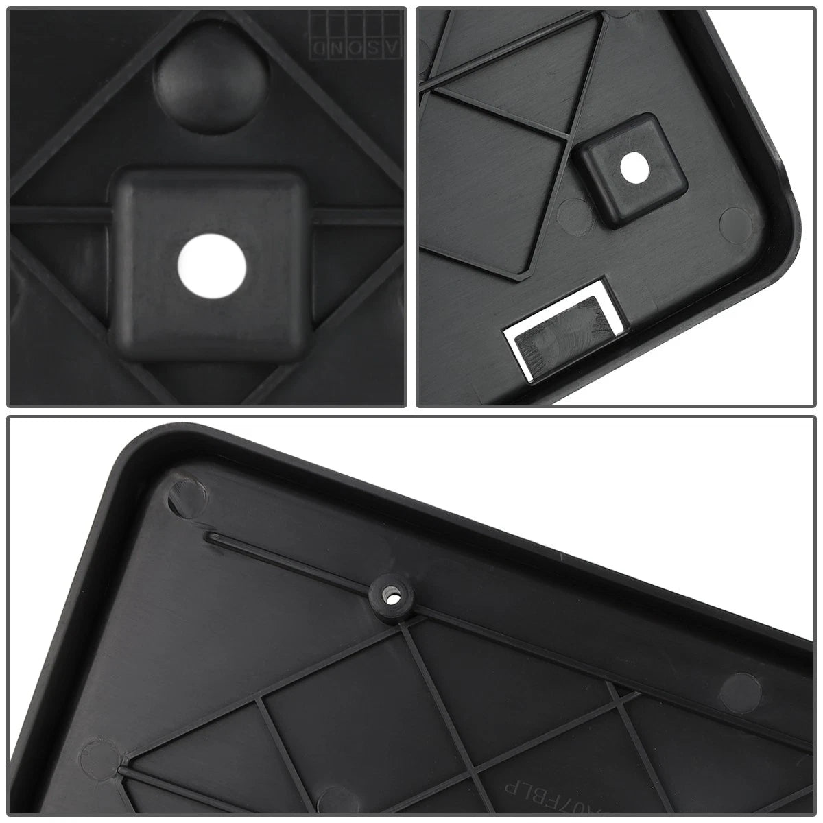 License Plate Holder Mounting Bracket Kit for Dodge Caliber (2007–2012)